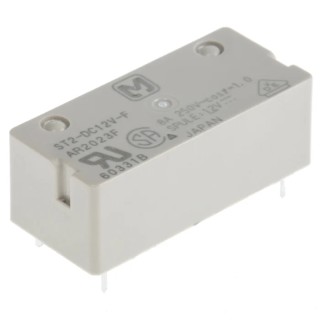 Panasonic PCB Power Relay 12V dc Coil 8A Switching Current DPST SP4-P Series ST2-DC12V-F