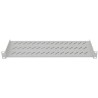RS PRO Grey Cantilever Shelf 2U 25kg Load 483mm x 400mm Steel Electrostatic Powder Paint Finish 802-0282
