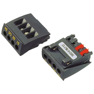 PR Electronics 5900 Series Black DIN Rail Terminal Block 2.5mm² 4-Level Screw 5913
