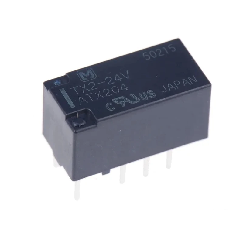 Panasonic PCB Signal Relay, 24V dc Coil, 2A Switching Current, DPDT Contact Configuration TX2-24V