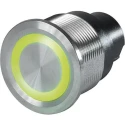 Schurter Capacitive Switch Momentary NO Illuminated RGB OptoMOS Relay IP67 Stainless Steel 3-101-419