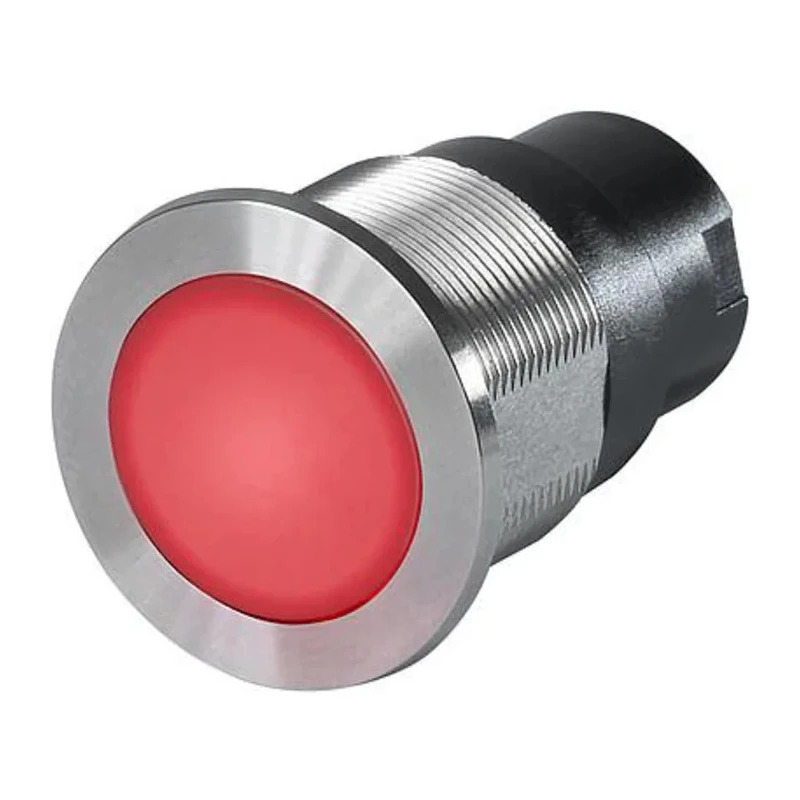 Schurter Capacitive Switch Momentary NO Illuminated RGB OptoMOS Relay Stainless Steel IP67 3-101-422