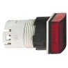 Schneider Electric Red Pilot Light Head, Square Shape, 16 mm Cutout, Panel Mount, IP65 Protection ZB6CV4