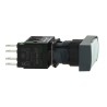 Schneider Electric Harmony XB6 Series Push Button Switch Spring Return Panel Mount 16 mm Cutout 1 NO White LED IP65 XB6DA11B