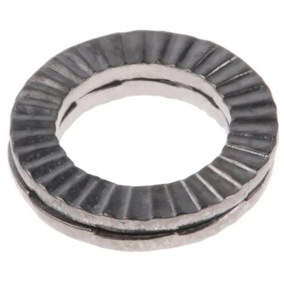Heico Stainless Steel Wedge Lock Washers M8, RoHS Compliant, Grade A4, 2.60mm Thickness H-HLS-8S