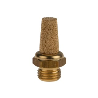 Norgren Brass Pneumatic Silencer G1/4 Threaded Connection 10 Bar Pressure T40C2800