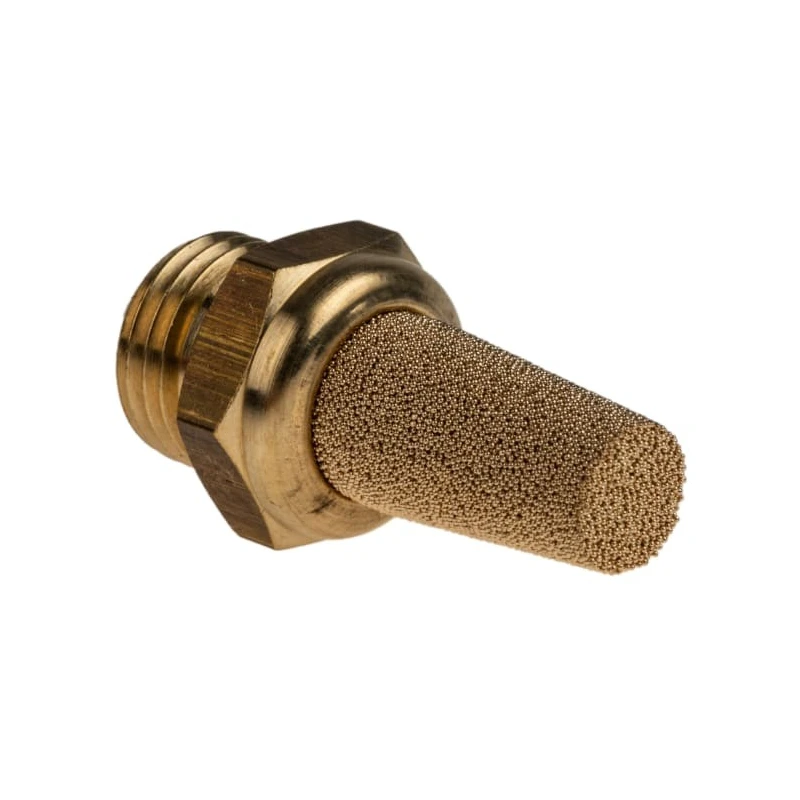 Norgren Brass Pneumatic Silencer G1/4 Threaded Connection 10 Bar Pressure T40C2800