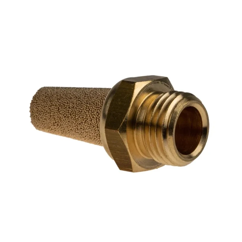 Norgren Brass Pneumatic Silencer G1/4 Threaded Connection 10 Bar Pressure T40C2800