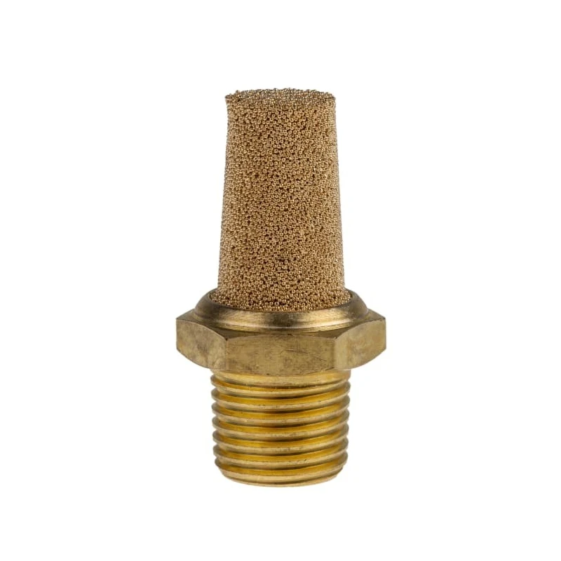Norgren Brass Pneumatic Silencer Threaded R 10 bar 36mm Overall Length T40B2800