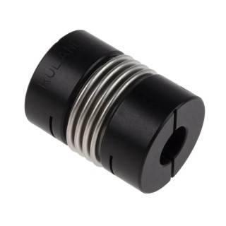 Ruland Flexible Coupler 25.4 mm Outer Diameter 10 mm Bore 33.3 mm Length Clamp Style Aluminium Hub Stainless MBC25-10-10-A