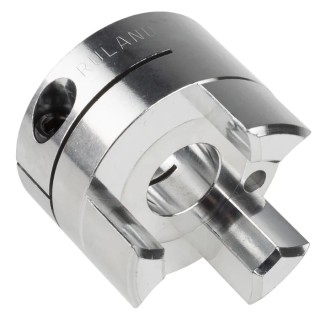 Ruland Flexible Coupler 57.2 mm Outside Diameter Elastomer Element Aluminium Hub Clamp Style MJC57-20-A