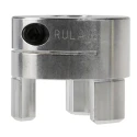 Ruland Flexible Coupler 57.2 mm Outside Diameter Elastomer Element Aluminium Hub Clamp Style MJC57-20-A