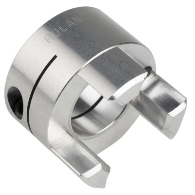Ruland Aluminium Zero Backlash Clamp Jaw Coupler 57.2 mm OD, Elastomer Element, 80 mm Length MJCC57-32-A