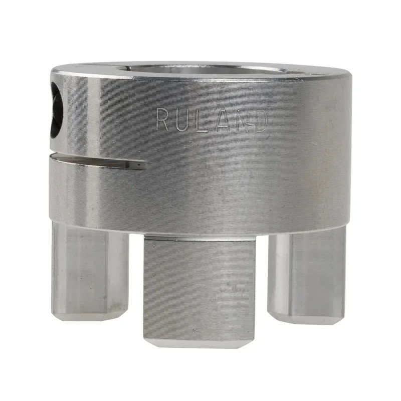 Ruland Aluminium Zero Backlash Clamp Jaw Coupler 57.2 mm OD, Elastomer Element, 80 mm Length MJCC57-32-A