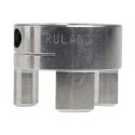 Ruland Aluminium Flexible Coupler 50.8 mm OD, Elastomer Element, 61 mm Length, Zero Backlash MJCC51-20-A