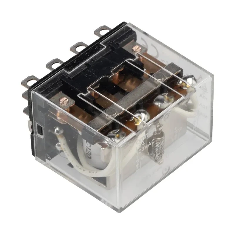 Omron 120V AC Coil Power Relay 10A Switching Current 4PDT PCB Pin Terminal LY4 120VAC