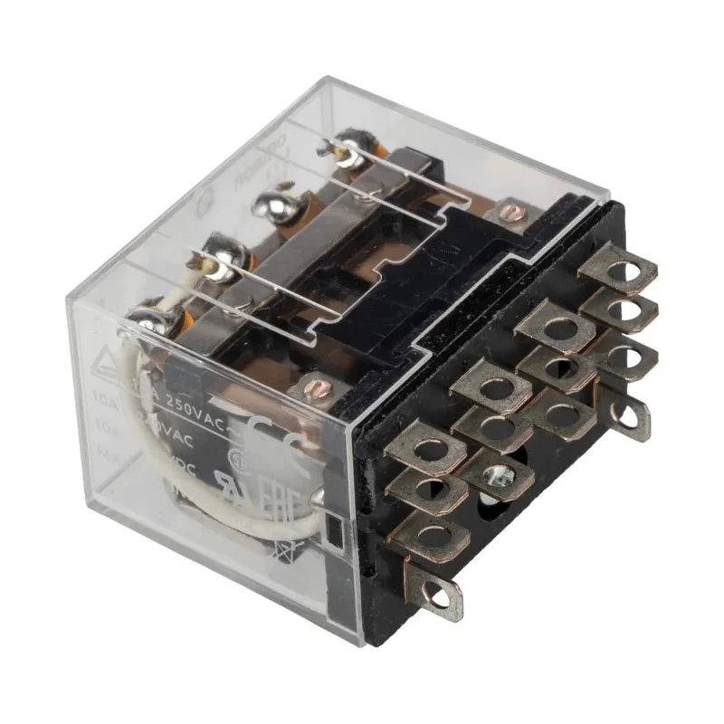 Omron 120V AC Coil Power Relay 10A Switching Current 4PDT PCB Pin Terminal LY4 120VAC