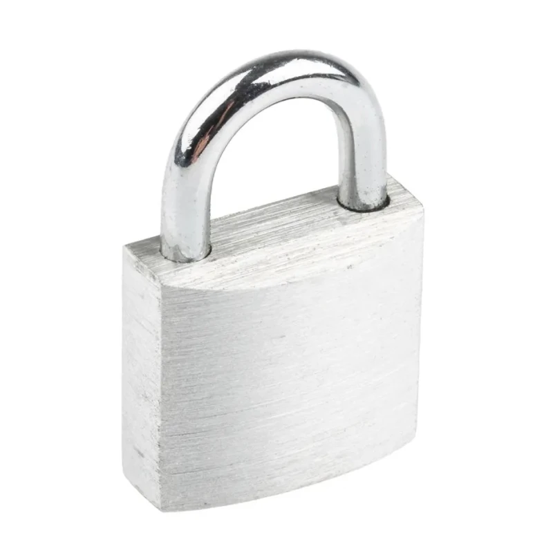 RS PRO Key Aluminium Safety Padlock, 5 mm Shackle Diameter, 27 mm Body Width 827-4417