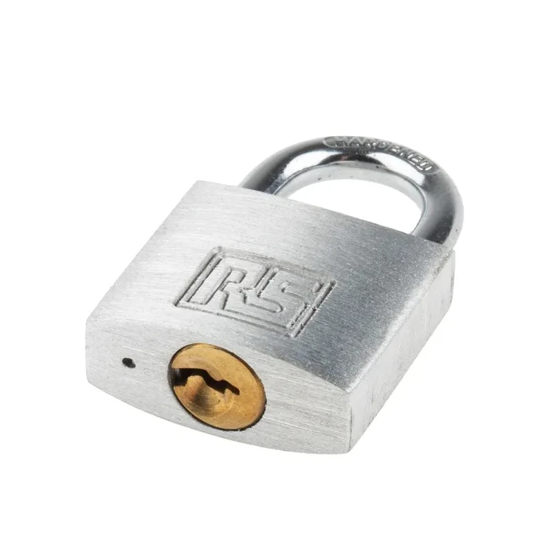 RS PRO Key Aluminium Safety Padlock, 5 mm Shackle Diameter, 27 mm Body Width 827-4417