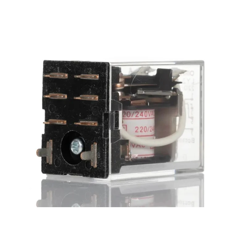 Omron Surface Power Relay 240V AC Coil 10A Switching Current DPDT LY2-0 220/240VAC