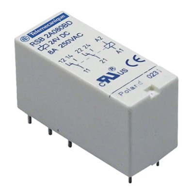 Schneider Electric Power Relay, 220V AC Coil, 12A Switching Current, SPDT RSB1A120M7