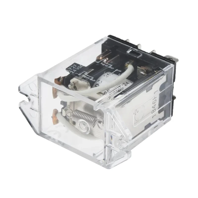 Omron Power Relay, 24V DC Coil Voltage, 10A Switching Current, DPDT Contact Configuration LY2F 24VDC