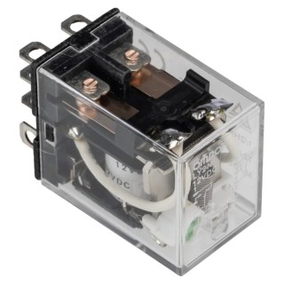 Omron Power Relay 12V DC Coil 10A Switching Current DPDT Contact Configuration LY2N 12VDC