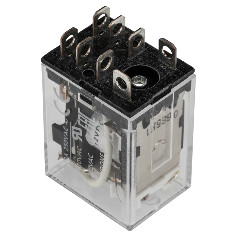 Omron Power Relay 12V DC Coil 10A Switching Current DPDT Contact Configuration LY2N 12VDC
