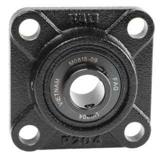 FAG Flange Bearing Unit 4 Hole Cast Iron 20 mm Inside Diameter UCF204-J7
