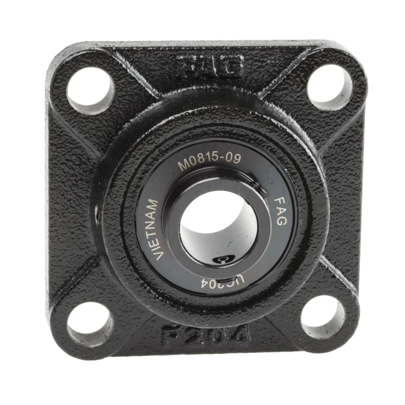 FAG Flange Bearing Unit 4 Hole Cast Iron 20 mm Inside Diameter UCF204-J7