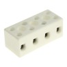 RS PRO 4-Way Non-Fused Terminal Block, 8AWG Wire, 57A Current, Screw Mount, Ceramic Material 813-3108