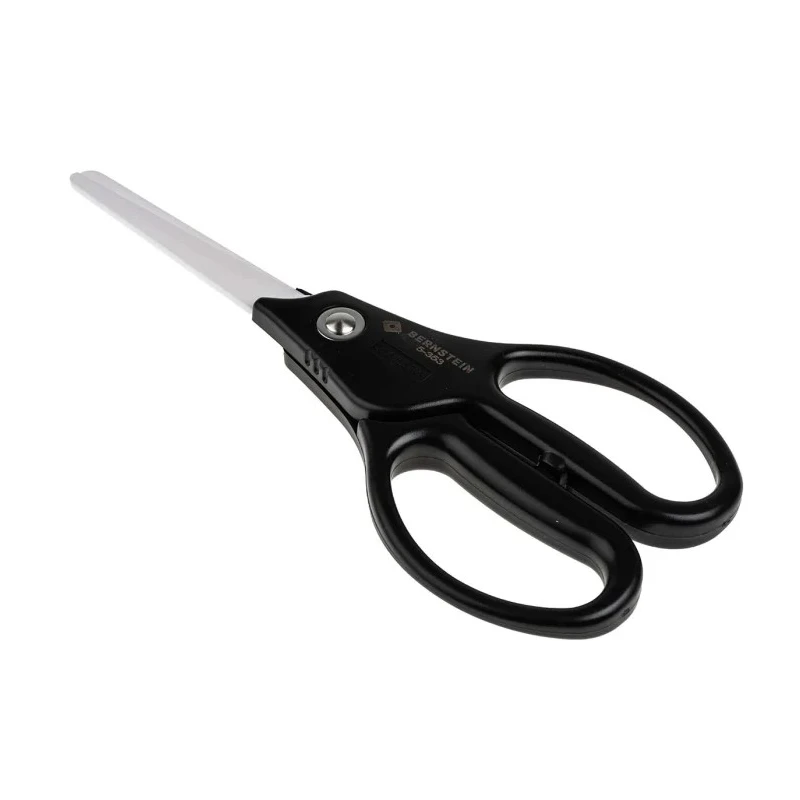 Bernstein Ceramic Laboratory Scissor 190 mm Overall Length, 70 mm Cut Length, Ceramic Blade, Plastic Handle 5-353