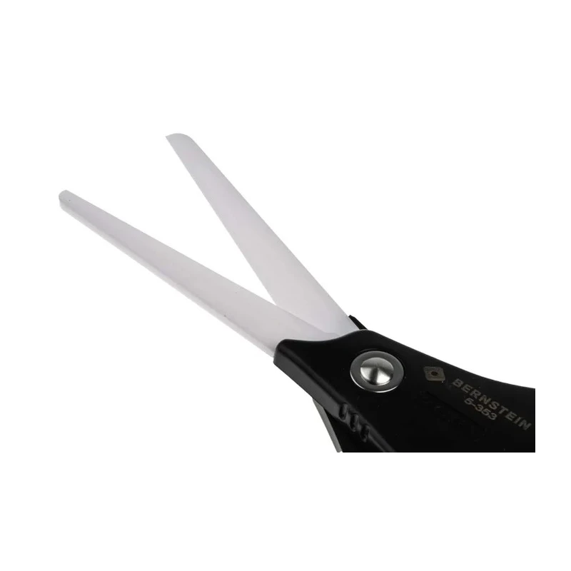 Bernstein Ceramic Laboratory Scissor 190 mm Overall Length, 70 mm Cut Length, Ceramic Blade, Plastic Handle 5-353
