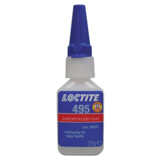 Loctite Cyanoacrylate Super Glue Transparent Liquid 50 g Loctite 495 50g