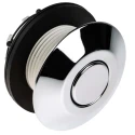 RS PRO Chrome Air Push Button Switch with 42 to 45 mm Diameter for Hazardous Area Operation 837-0975