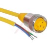 Turck Female 3 Way Straight to Unterminated Sensor Actuator Cable 2 m 600V IP67 RKM 30-2M
