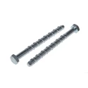 RS PRO Zinc Plated Steel Hexagon Head Anchor Bolt 12 mm Thread Size x 100 mm Length Model 174-3317