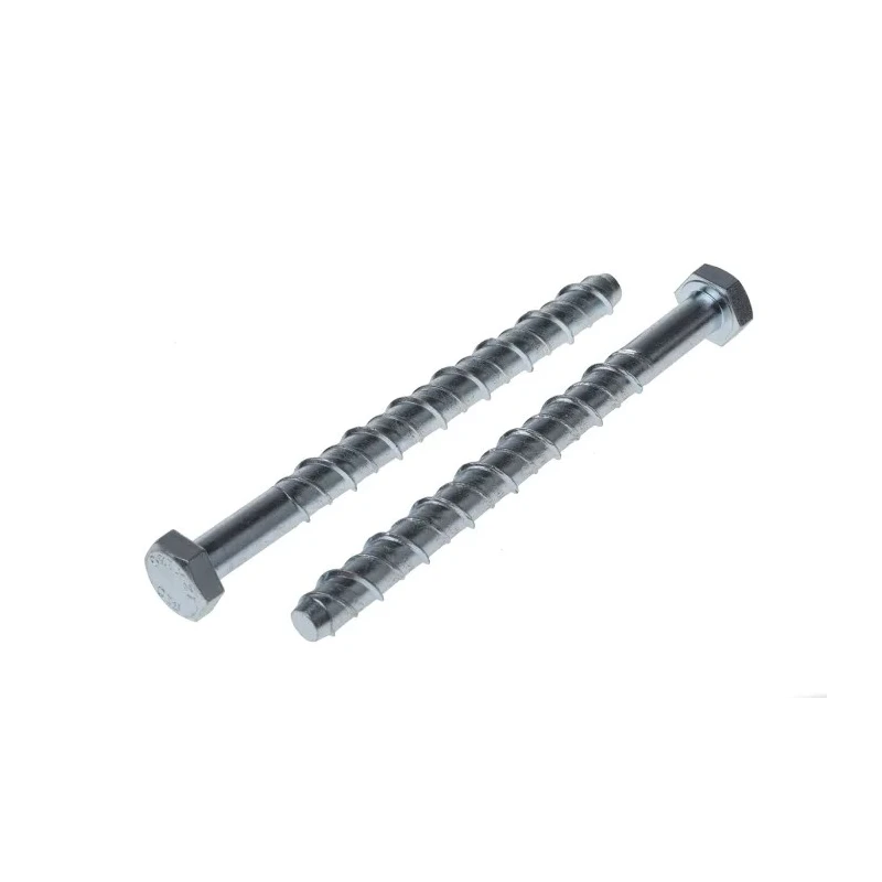 RS PRO Zinc Plated Steel Hexagon Head Anchor Bolt 12 mm Thread Size x 100 mm Length Model 174-3317