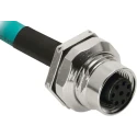 Turck FKFD Ethernet Cable, 500 mm, Unshielded, Blue Thermoplastic Elastomer, Cat5e Rated, 42V Voltage, RJ45 FKFD 840-0.5M