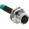 Turck FKFD Ethernet Cable, 500 mm, Unshielded, Blue Thermoplastic Elastomer, Cat5e Rated, 42V Voltage, RJ45 FKFD 840-0.5M