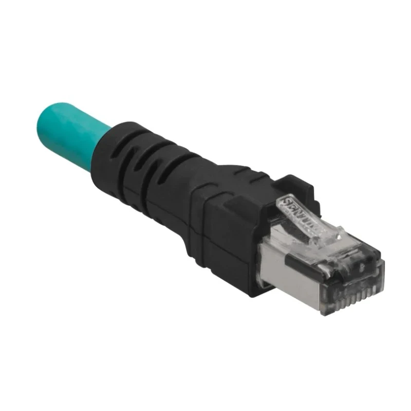 Turck FKFD Ethernet Cable, 500 mm, Unshielded, Blue Thermoplastic Elastomer, Cat5e Rated, 42V Voltage, RJ45 FKFD 840-0.5M