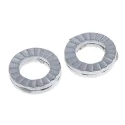 Heico Unalloyed Steel Delta Protect Wedge Lock Washers, M4, 7.6mm External Diameter, 1.7mm Thickness, Grade A4, RoHS H-HLS-4