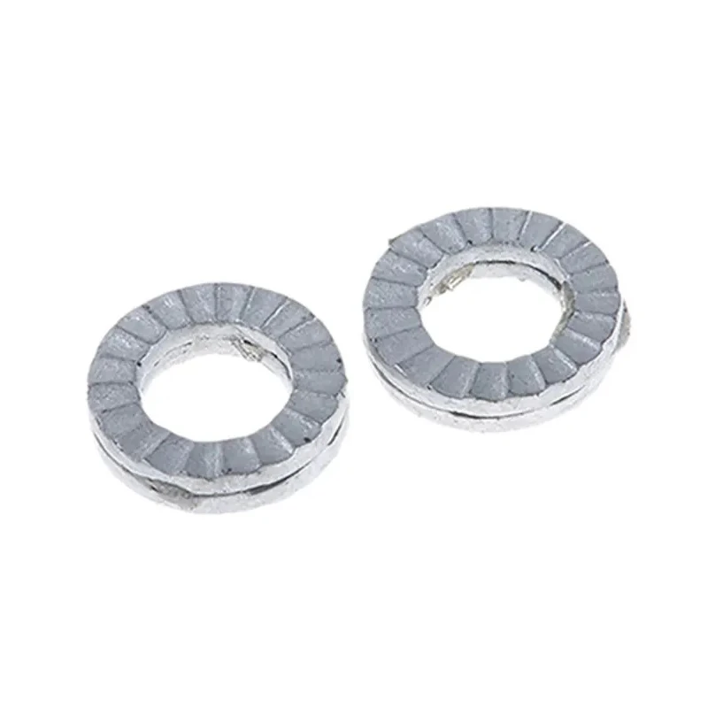 Heico Unalloyed Steel Delta Protect Wedge Lock Washers, M4, 7.6mm External Diameter, 1.7mm Thickness, Grade A4, RoHS H-HLS-4