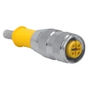 Turck Sensor Actuator Cable Female 2 Way M12 to Unterminated, Blue Jacket PVC, 20m RKV 4.21T-20