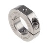 Ruland One Piece Stainless Steel Shaft Collar with Clamp Screw, Bore 30mm, OD 54mm, Width 15mm OF-MCL-30-SS
