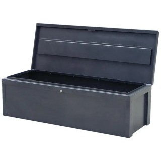 RS PRO Metal Lockable Transit Case 1200 mm x 450 mm x 360 mm Steel Enamel Finish 851-7521