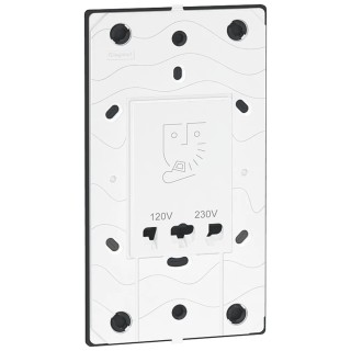 Legrand White 1 Gang Shaver Socket Arteor Indoor 5 721 53