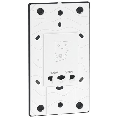 Legrand White 1 Gang Shaver Socket Arteor Indoor 5 721 53
