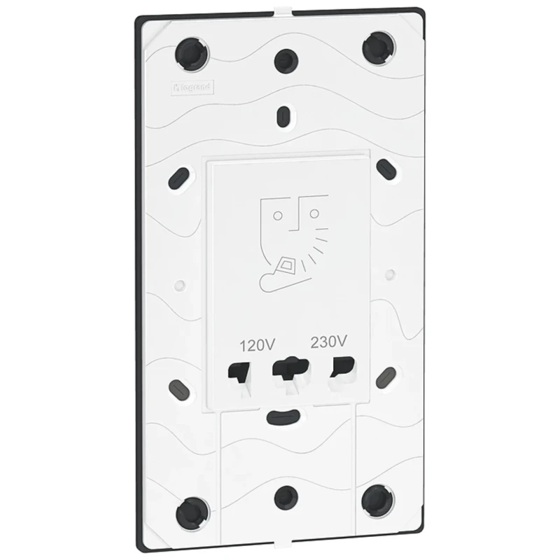 Legrand White 1 Gang Shaver Socket Arteor Indoor 5 721 53