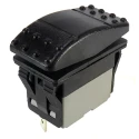 RS PRO Illuminated SPST Latching On-Off Rocker Switch Panel IP67 Polyamide Housing 16-20A 250V AC 30V DC 174-8348